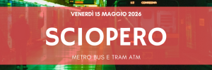 Stazione della metropolitana di Milano in notturna con persona in attesa sulla banchina e treno ATM, sciopero del trasporto pubblico